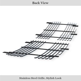 APS GR04HEC44S - Polished Stainless Steel Main Upper Horizontal Billet Grille