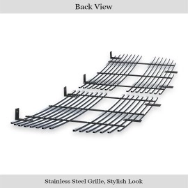 APS GR04HEC74S - Polished Stainless Steel Main Upper Horizontal Billet Grille