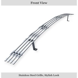 APS GR04HED75S - Polished Stainless Steel Lower Bumper Horizontal Billet Grille