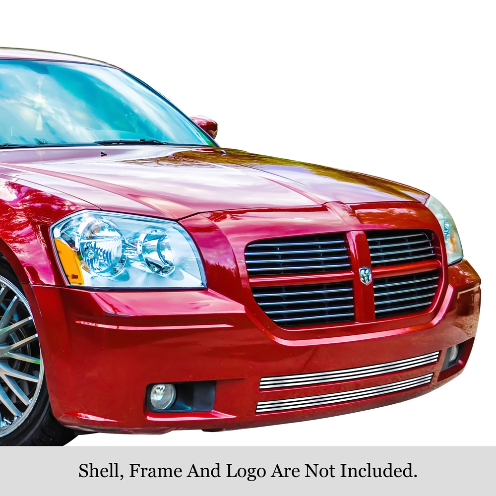 APS GR04HEJ36S - Polished Stainless Steel Lower Bumper Horizontal Billet Grille