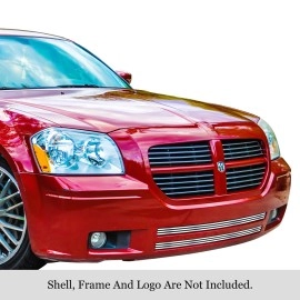 APS GR04HEJ36S - Polished Stainless Steel Lower Bumper Horizontal Billet Grille
