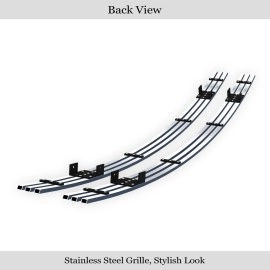 APS GR04HEJ36S - Polished Stainless Steel Lower Bumper Horizontal Billet Grille