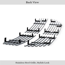 APS GR04HEJ37S - Polished Stainless Steel Main Upper Horizontal Billet Grille