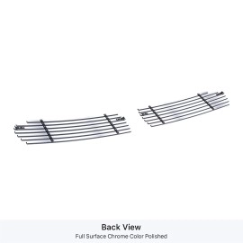APS GR04HEJ75S - Polished Stainless Steel Lower Bumper Horizontal Billet Grille