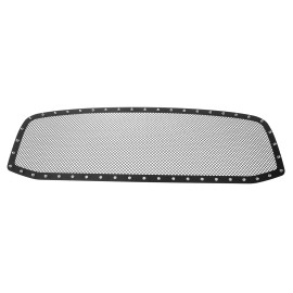 APS GR04LEC18H - Black Stainless Steel Main Upper 1.8mm Wire Mesh Grille w/ Rivet