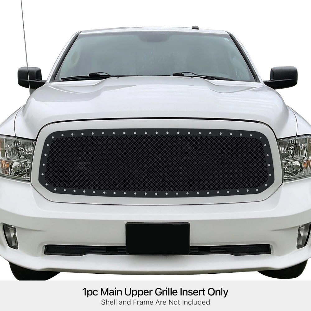 APS GR04LEI86H - Black Stainless Steel Main Upper 1.8mm Wire Mesh Grille w/ Rivet