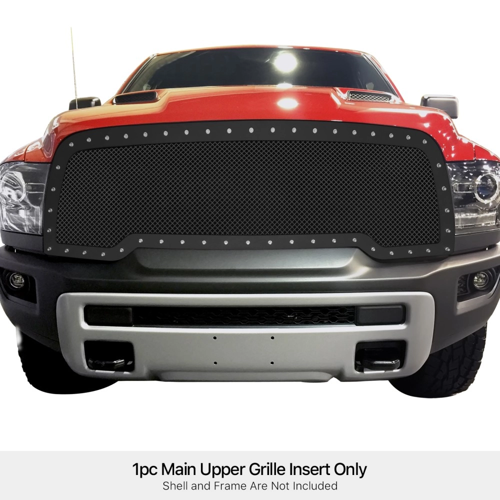 APS GR04LFC77H - Black Stainless Steel Main Upper 1.8mm Wire Mesh Grille w/ Rivet