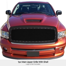 APS GR04PEB75H - Black Stainless Steel Main Upper 1.8mm Wire Mesh Grille