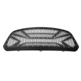 APS GR04PEI86M - Black Stainless Steel Main Upper Laser Cut Grille