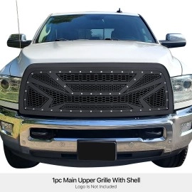 APS GR04PFH79M - Black Stainless Steel Main Upper Laser Cut Grille
