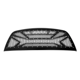 APS GR04PFH79M - Black Stainless Steel Main Upper Laser Cut Grille