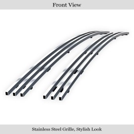 APS GR05FFE04S - Polished Stainless Steel Main Upper Horizontal Billet Grille