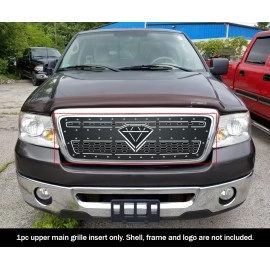 APS GR06DEC50D - Black Stainless Steel Main Upper Double Layer Laser Cut Sheet Grille