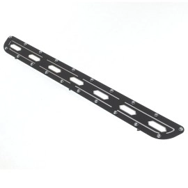 APS GR06DEC52D - Black Stainless Steel Lower Bumper Double Layer Laser Cut Sheet Grille