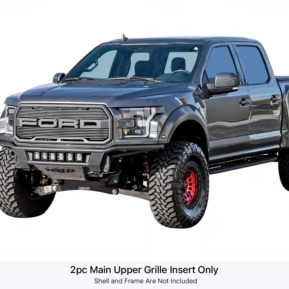 APS GR06FEA54S - Polished Stainless Steel Main Upper Horizontal Billet Grille