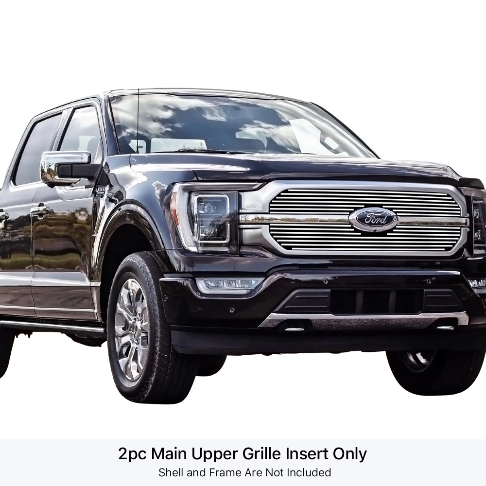 APS GR06FEA95S - Polished Stainless Steel Main Upper Horizontal Billet Grille