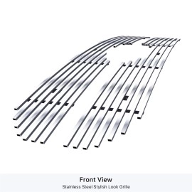 APS GR06FEA95S - Polished Stainless Steel Main Upper Horizontal Billet Grille