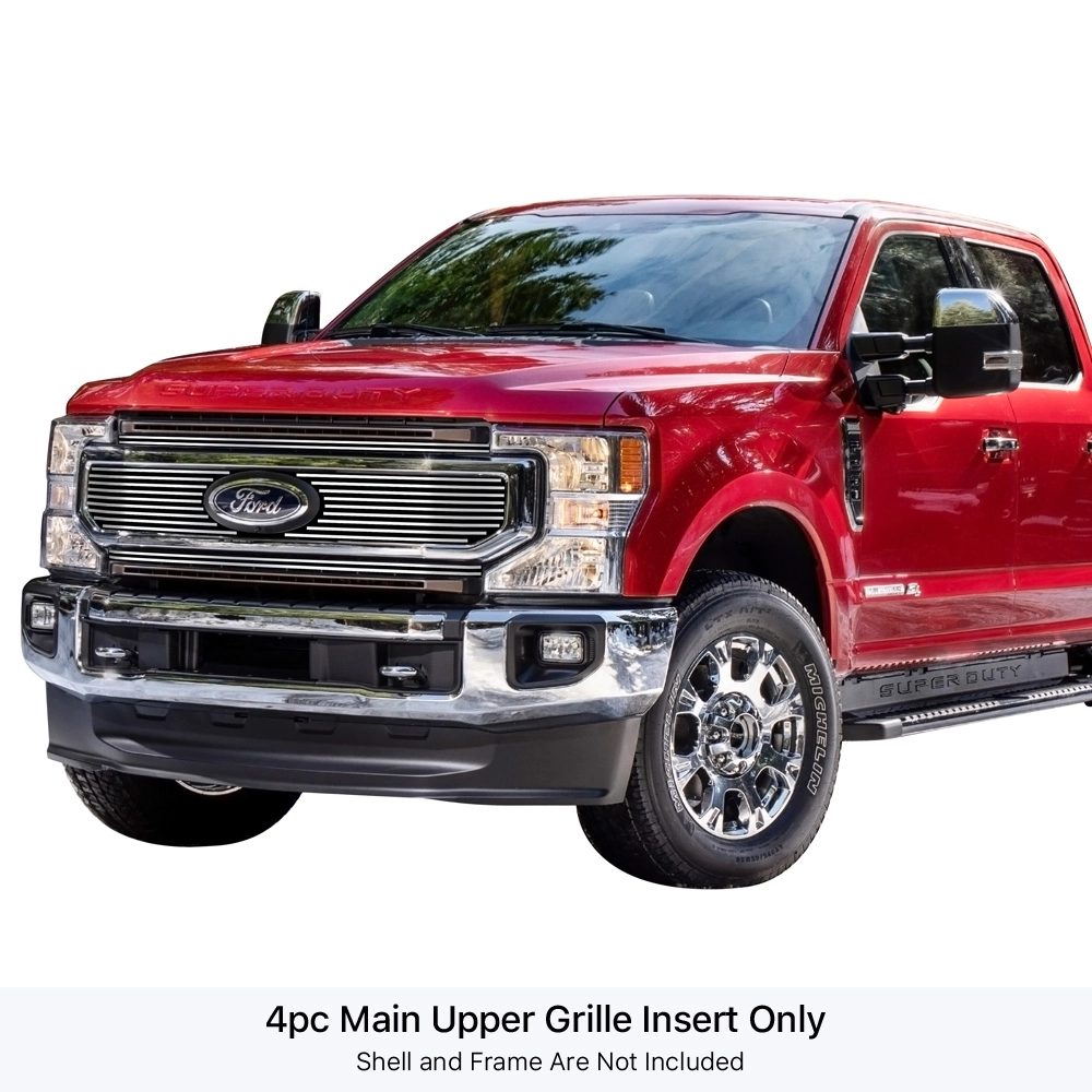 APS GR06FEA96S - Polished Stainless Steel Main Upper Horizontal Billet Grille