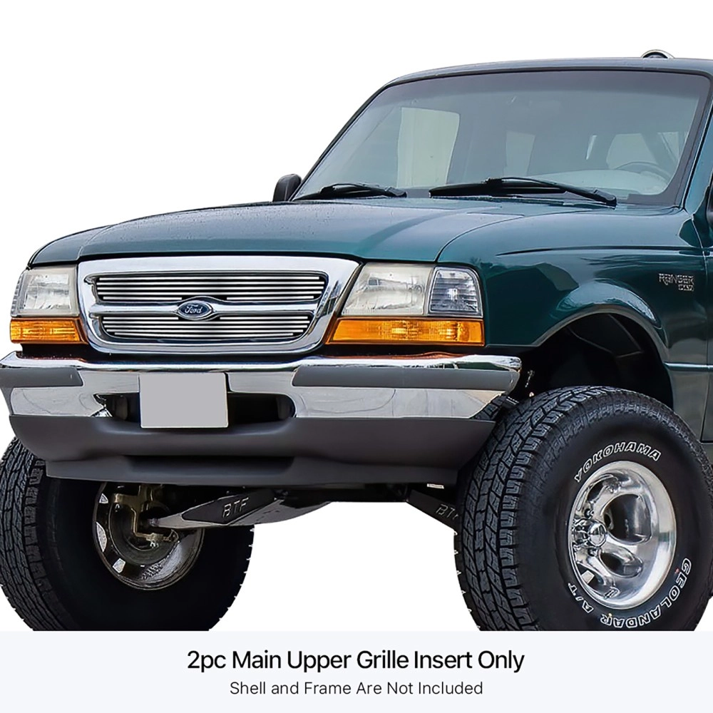 APS GR06FEB39S - Polished Stainless Steel Main Upper Horizontal Billet Grille