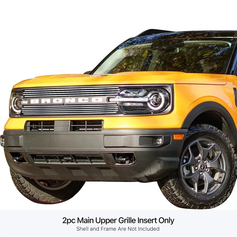 APS GR06FEB61S - Polished Stainless Steel Main Upper Horizontal Billet Grille