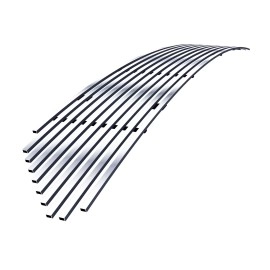 APS GR06FEB86S - Polished Stainless Steel Lower Bumper Horizontal Billet Grille