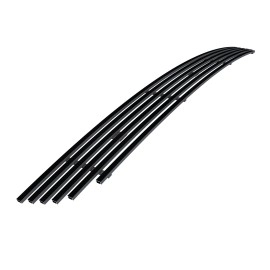 APS GR06FEB90J - Black Stainless Steel Lower Bumper Horizontal Billet Grille