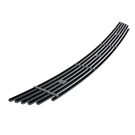 APS GR06FEB90J - Black Stainless Steel Lower Bumper Horizontal Billet Grille