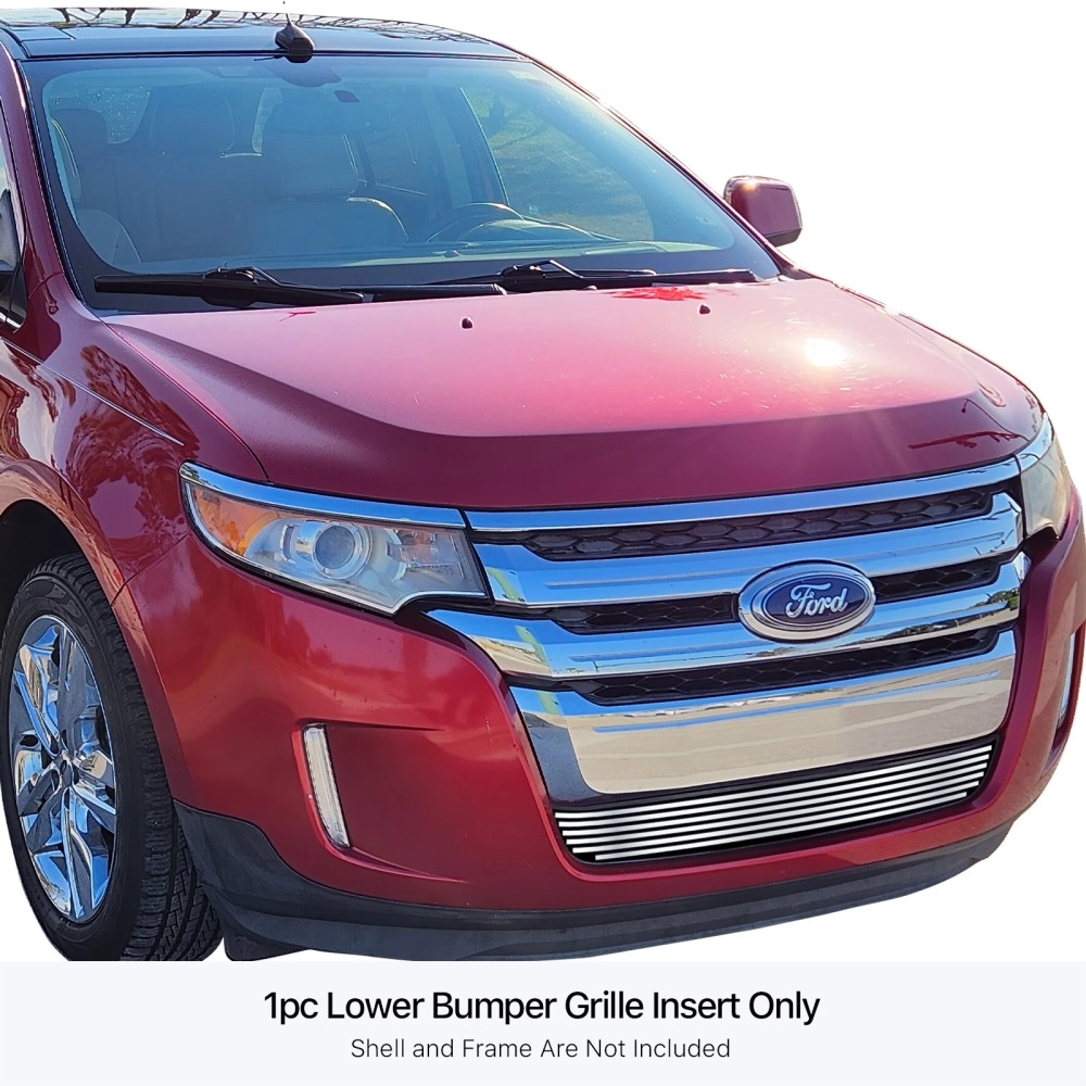 APS GR06FEB90S - Polished Stainless Steel Lower Bumper Horizontal Billet Grille