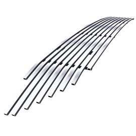 APS GR06FEB93S - Polished Stainless Steel Lower Bumper Horizontal Billet Grille