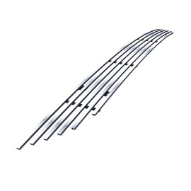 APS GR06FEB96S - Polished Stainless Steel Lower Bumper Horizontal Billet Grille