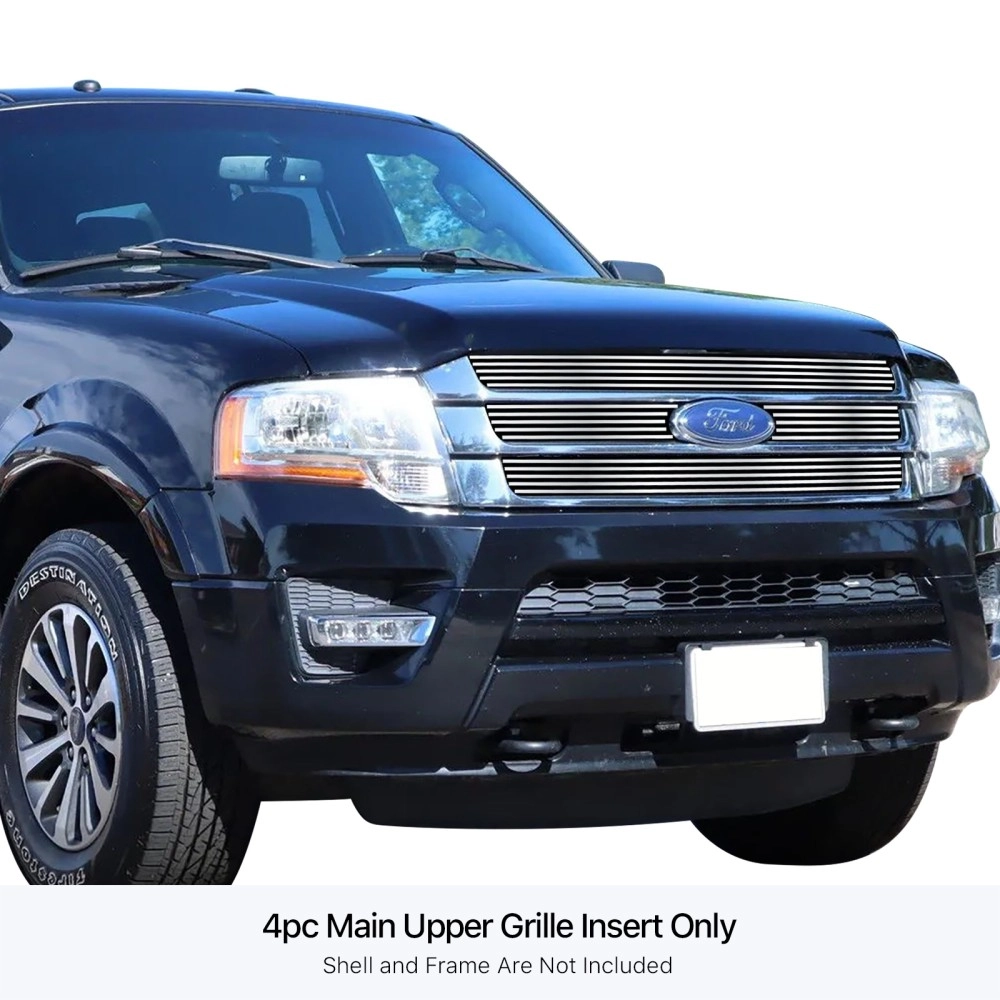 APS GR06FEB97S - Polished Stainless Steel Main Upper Horizontal Billet Grille