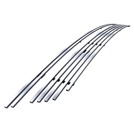 APS GR06FEB98S - Polished Stainless Steel Lower Bumper Horizontal Billet Grille