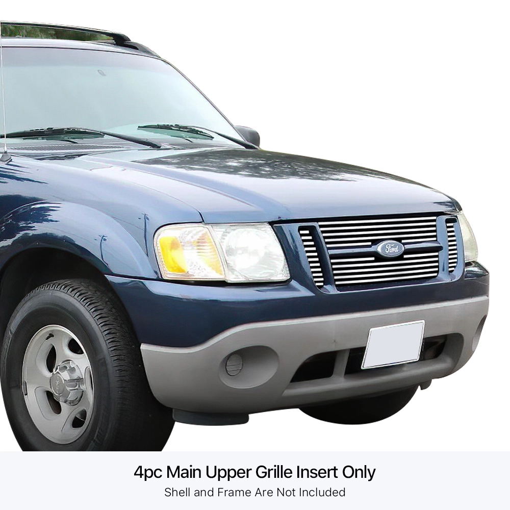 APS GR06FEC23S - Polished Stainless Steel Main Upper Horizontal Billet Grille