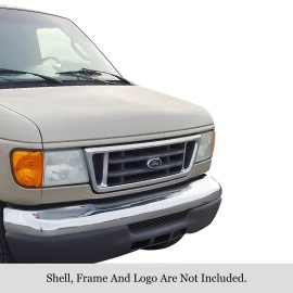 APS GR06FEC38J - Black Stainless Steel Lower Bumper Horizontal Billet Grille