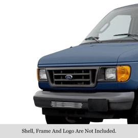 APS GR06FEC38S - Polished Stainless Steel Lower Bumper Horizontal Billet Grille