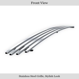 APS GR06FEC38S - Polished Stainless Steel Lower Bumper Horizontal Billet Grille