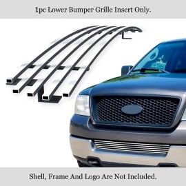 APS GR06FEC51S - Polished Stainless Steel Lower Bumper Horizontal Billet Grille