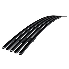 APS GR06FEC52J - Black Stainless Steel Lower Bumper Horizontal Billet Grille