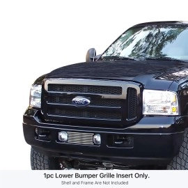 APS GR06FEC56S - Polished Stainless Steel Lower Bumper Horizontal Billet Grille