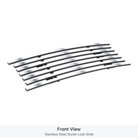APS GR06FEC56S - Polished Stainless Steel Lower Bumper Horizontal Billet Grille