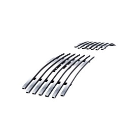 APS GR06FEC57S - Polished Stainless Steel Tow Hook Horizontal Billet Grille