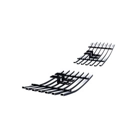 APS GR06FEC57S - Polished Stainless Steel Tow Hook Horizontal Billet Grille