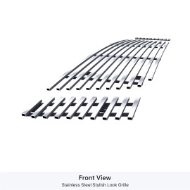 APS GR06FEE28S - Polished Stainless Steel Main Upper Horizontal Billet Grille