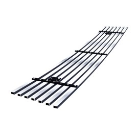 APS GR06FEE59S - Polished Stainless Steel Lower Bumper Horizontal Billet Grille