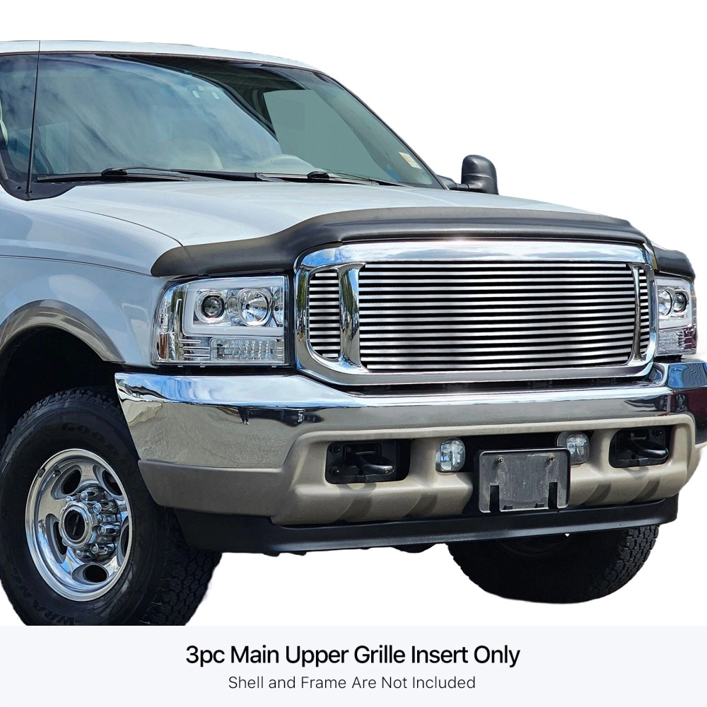 APS GR06FEG09S - Polished Stainless Steel Main Upper Horizontal Billet Grille