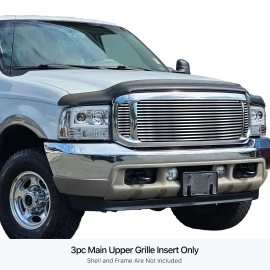APS GR06FEG09S - Polished Stainless Steel Main Upper Horizontal Billet Grille