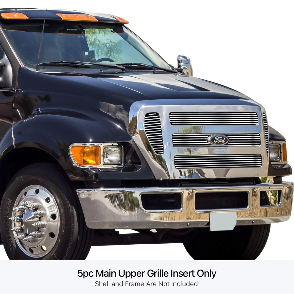 APS GR06FEH00S - Polished Stainless Steel Main Upper Horizontal Billet Grille