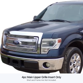 APS GR06FEI24S - Polished Stainless Steel Main Upper Horizontal Billet Grille