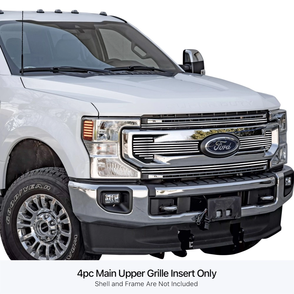 APS GR06FEJ79S - Polished Stainless Steel Main Upper Horizontal Billet Grille