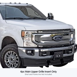 APS GR06FEJ79S - Polished Stainless Steel Main Upper Horizontal Billet Grille